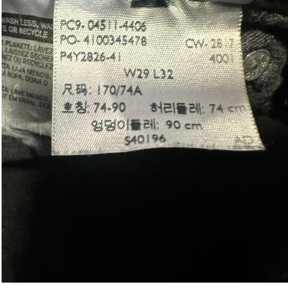 Levi Strauss Mens 29x32 511 Jeans Skateboarding Slim Fit Black Stretch Denim - Picture 12 of 16